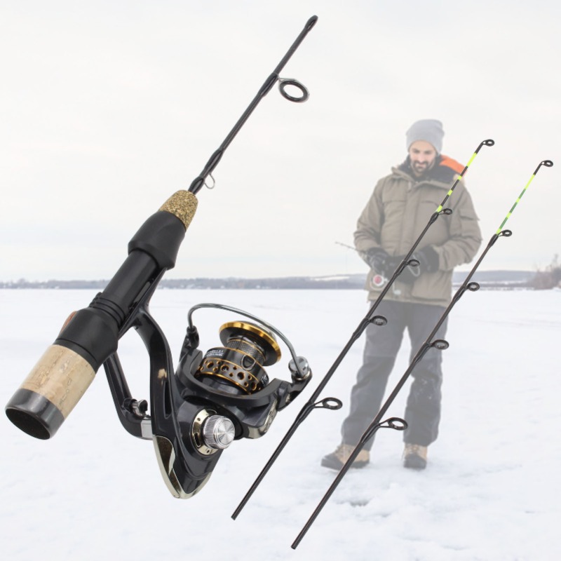 Ice Fishing Reel - 60 cm 2 İpuçları Çubuk Makarası