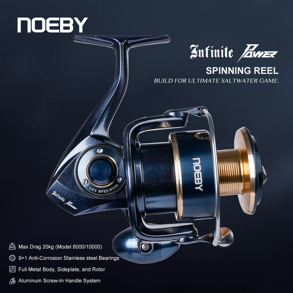 Surf Reel - Noeby Sonsuz Güçlü Spin Balıkçılık Makarası