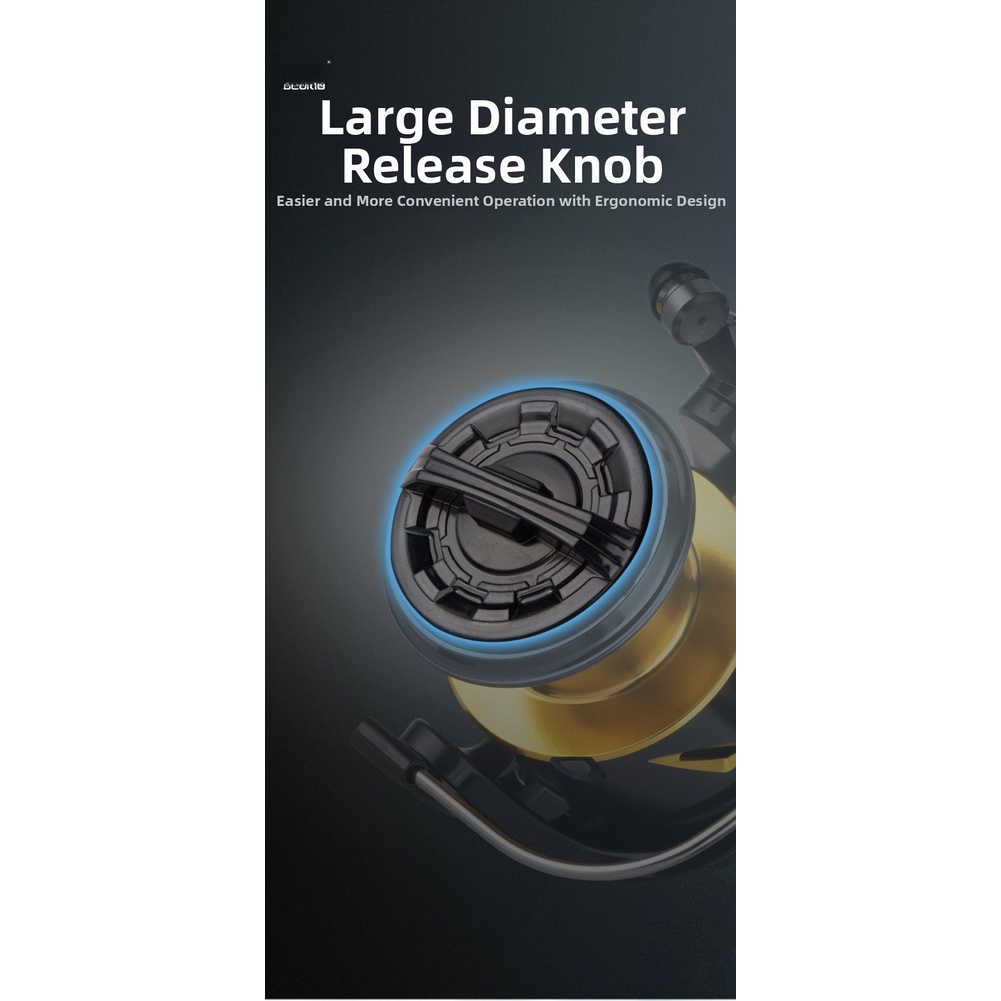 Reel Drag Knob - Büyük Balıkların Atılmasında Uzun Mesafe Atışları