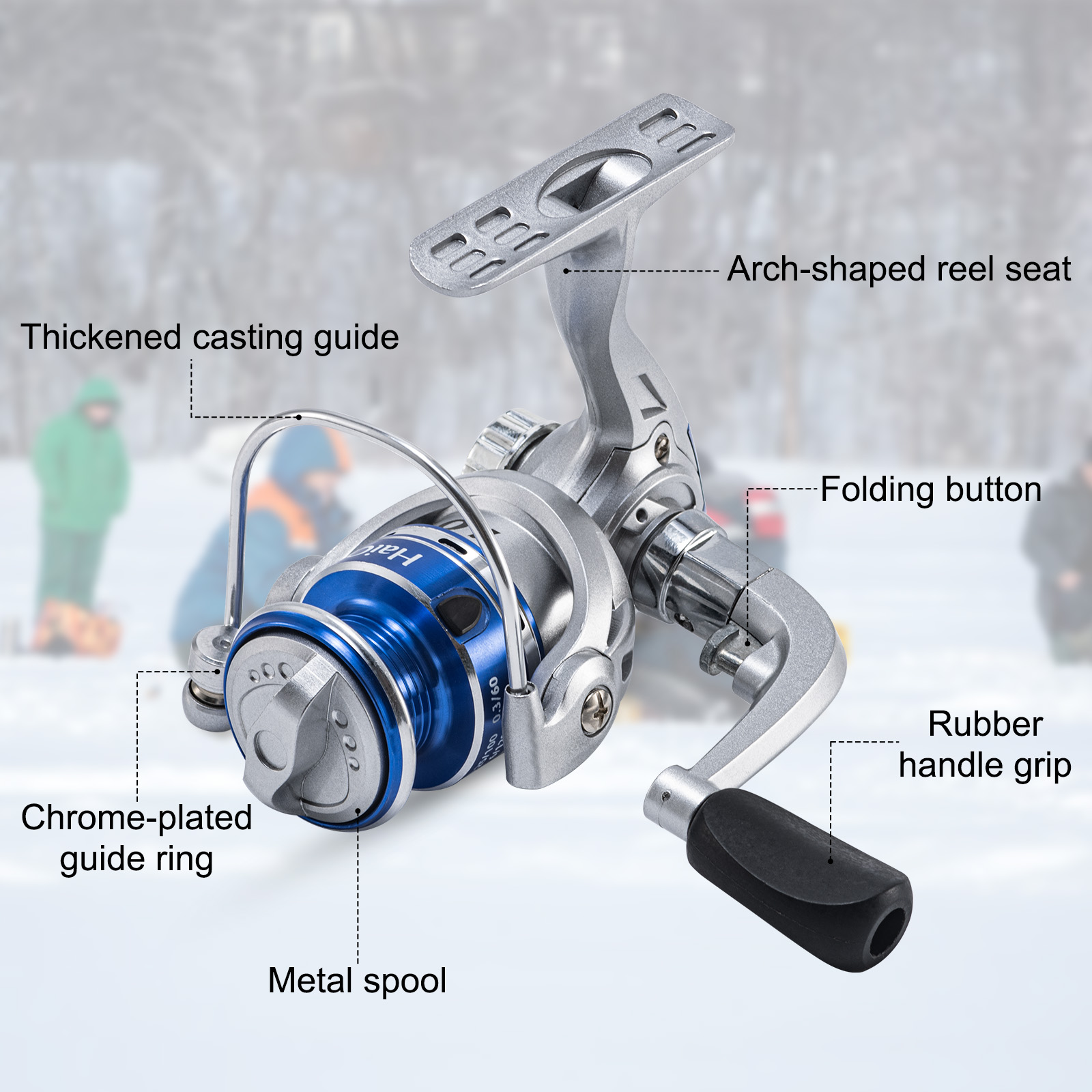 Goture Yeni Buz Balıkçılığı Ma - Ice Fishing Reel incelemesi ve fiyatı