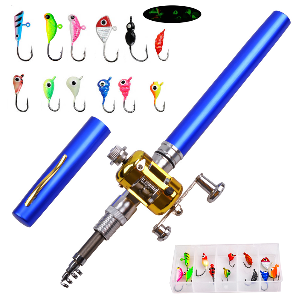 Mini buz olta Combo ile 12 ade - Ice Fishing Reel incelemesi ve fiyatı